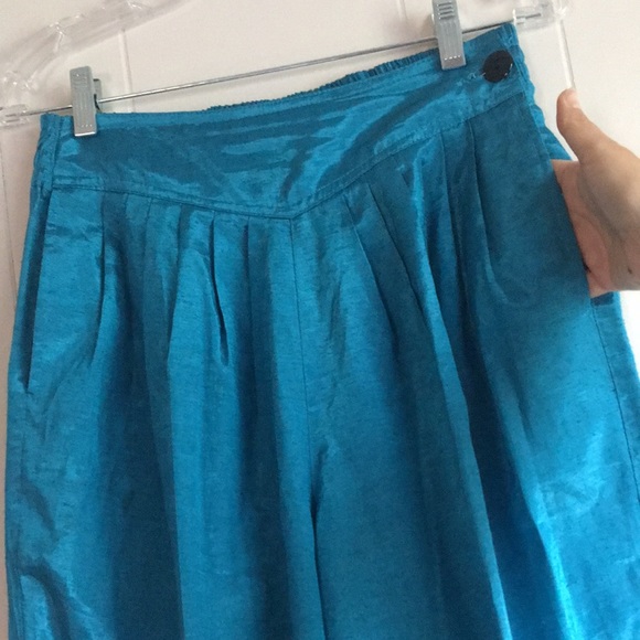 Women’s high waist silk pants - Picture 4 of 6